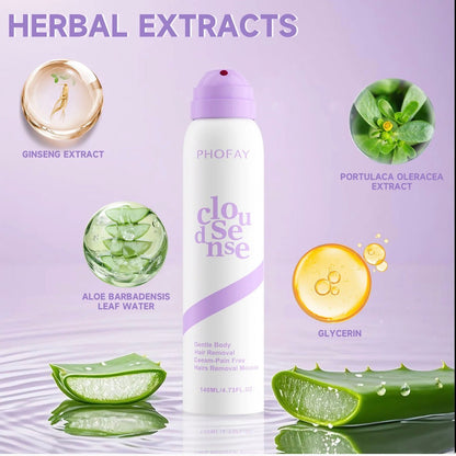 Full Body Hair Removal Cream – Painless, Gentle on Sensitive Skin